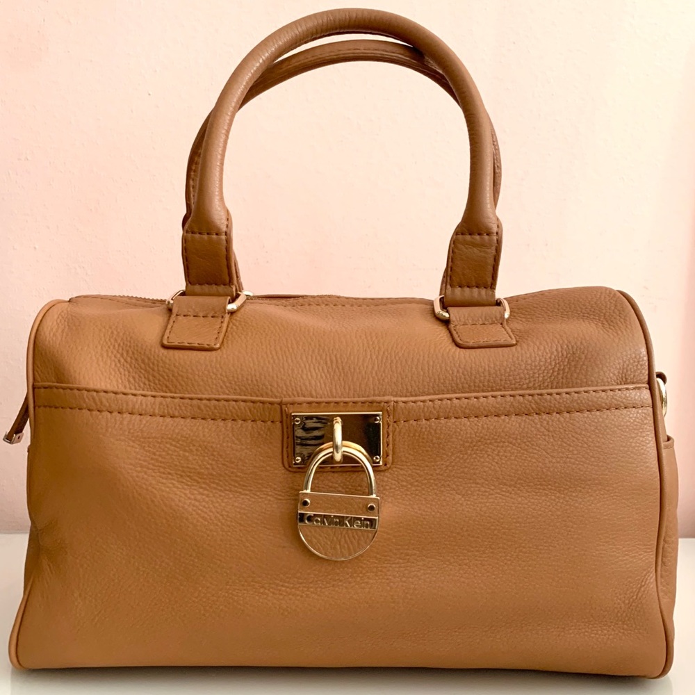 Calvin Klein 👜 Satchel in Tan